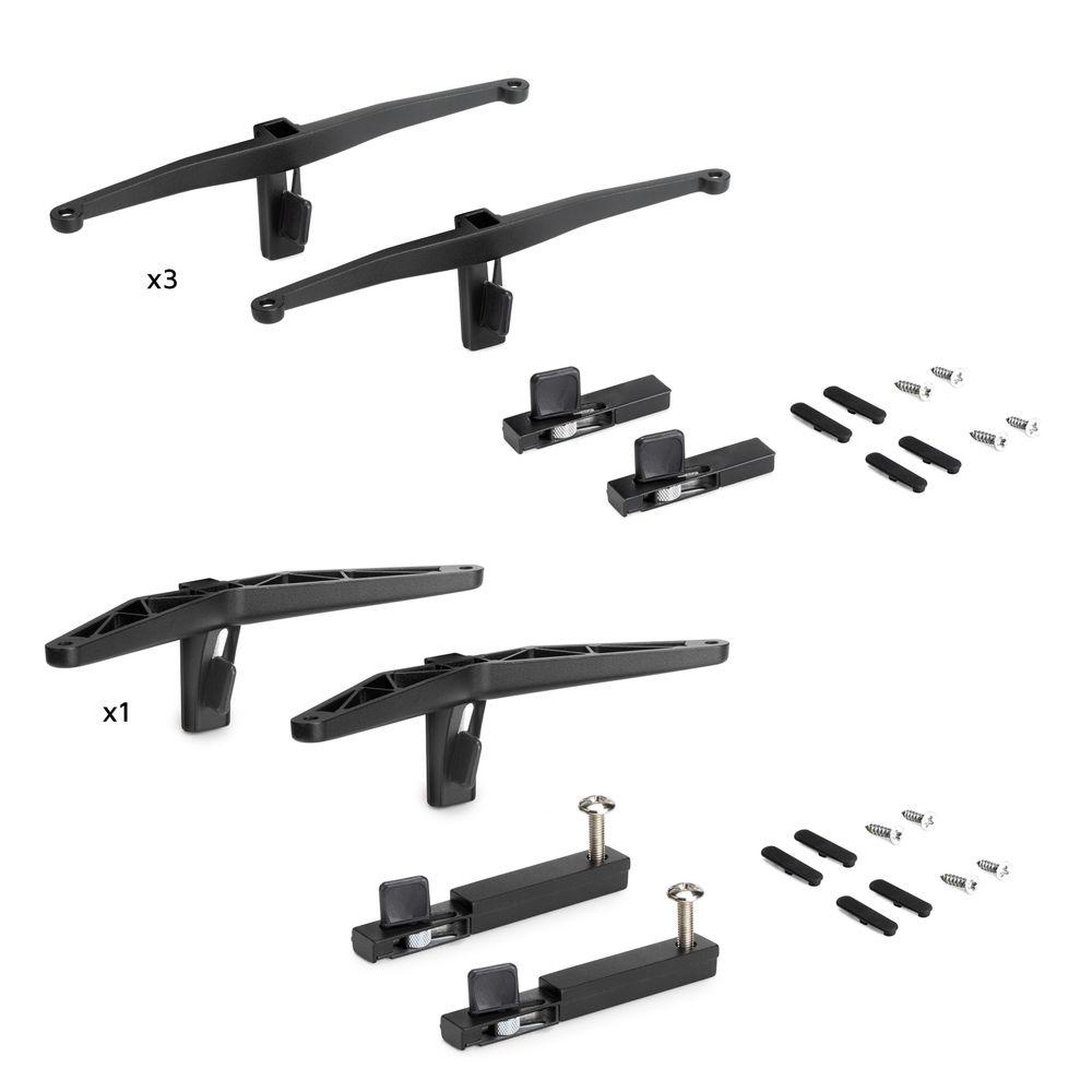 EMUCA SRL Kit Zero de supports pour étagères en bois et module