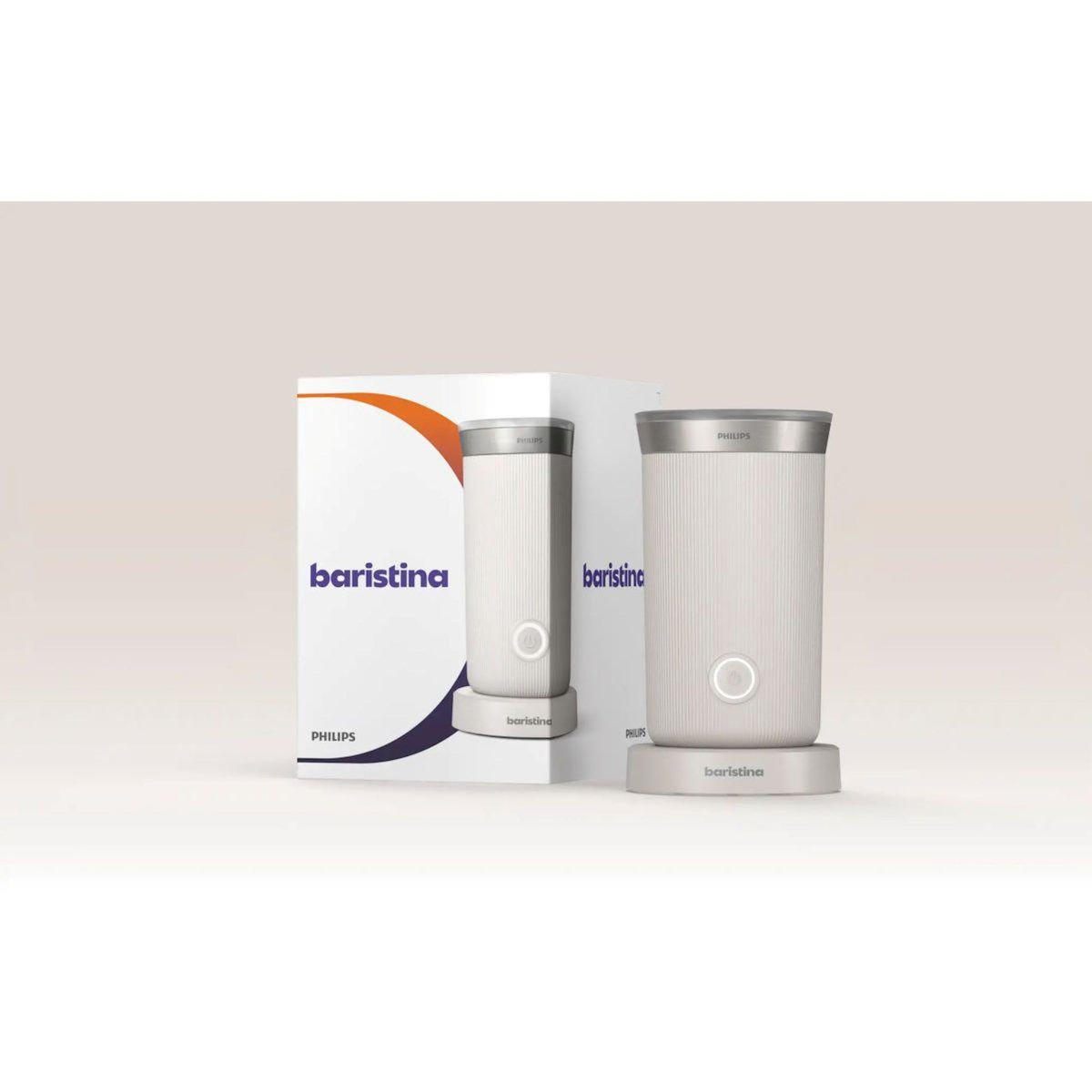 Philips Mousseur à lait blanc pour baristina