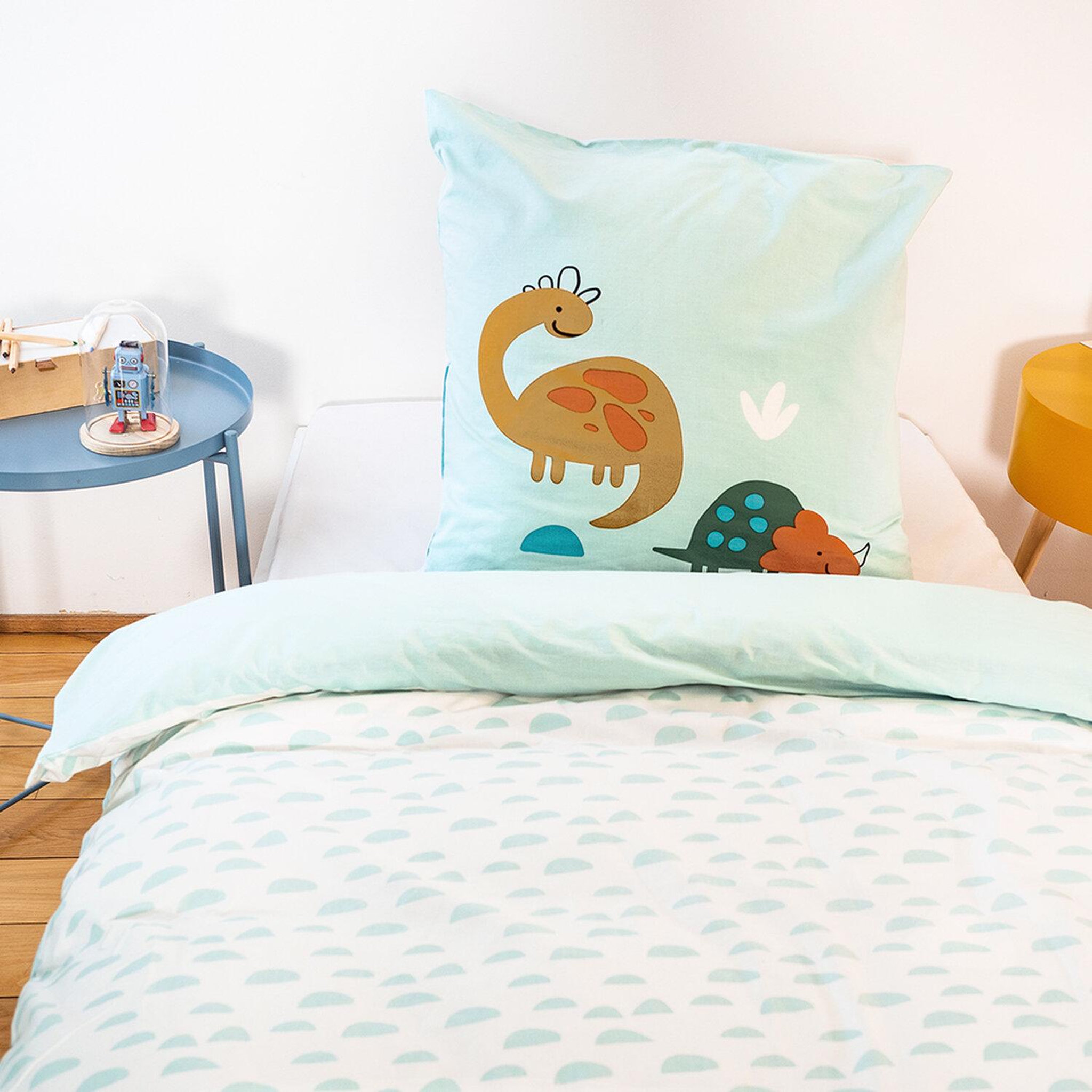 Voir la diapositive 2 : Home collection Parure housse de couette 2pcs 140x200cm 100%coton 57fils dilia