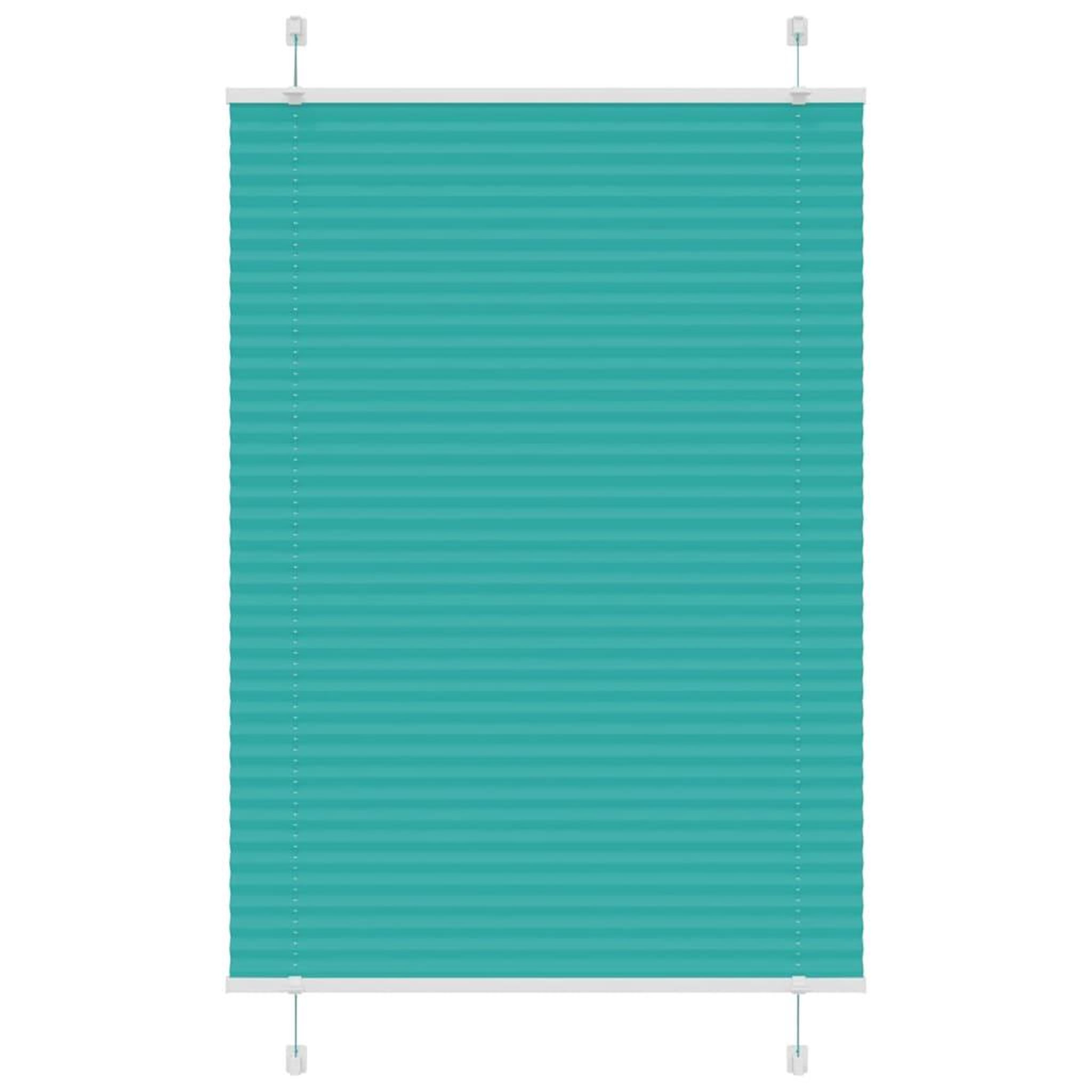 VIDAXL Store plisse vert petrole 95x150 cm largeur du tissu 94,4 cm