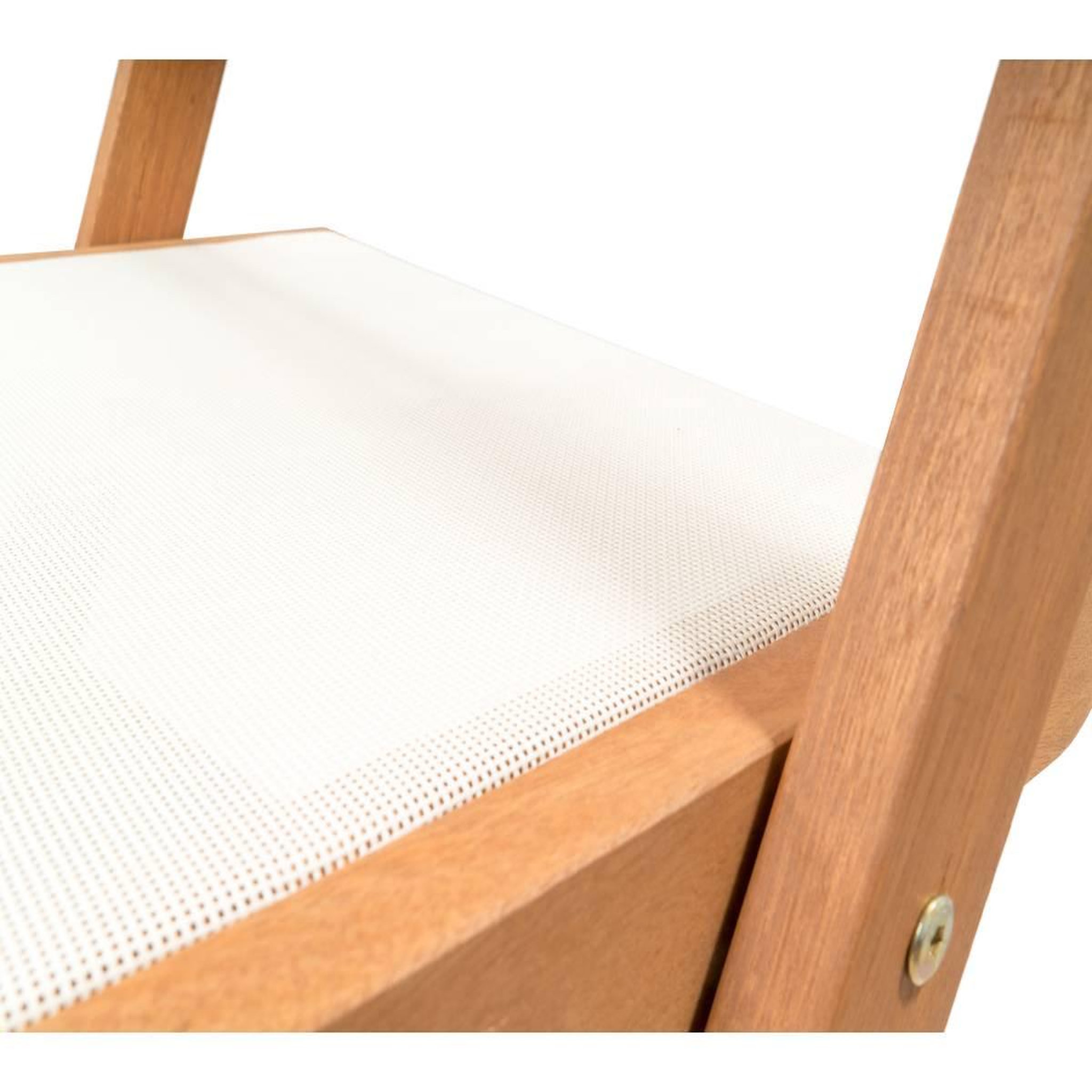 Voir la diapositive 2 : Habitat et Jardin Lot de 2 chaises pliantes en bois exotique  seoul  - maple - beige