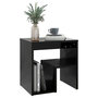 Voir la diapositive 5 : VIDAXL Table de chevet noir 40x30x40 cm bois d'ingenierie