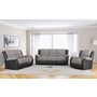 Voir la diapositive 6 : Ensemble canapés 3+2 places relax tissu simili HELENE
