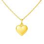 Voir la diapositive 1 : L'ATELIER D'AZUR Collier - Pendentif Or 18 Carats 750/000 Jaune - Coeur - Chaine Dorée