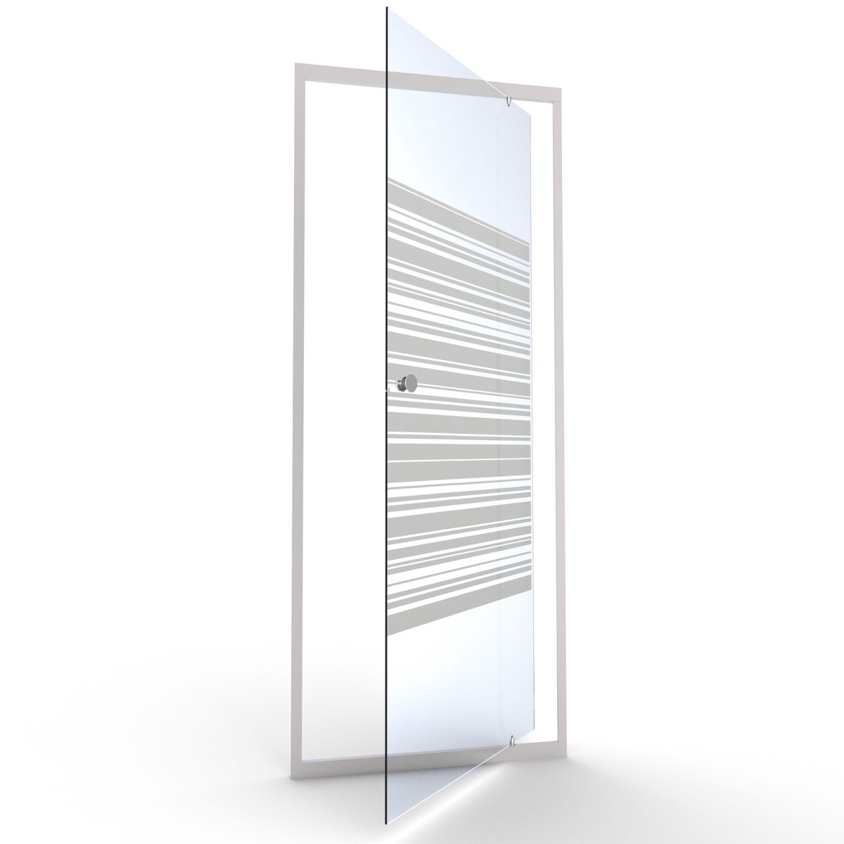 Aurlane Porte de douche pivotante First Line Front - 90 x 185