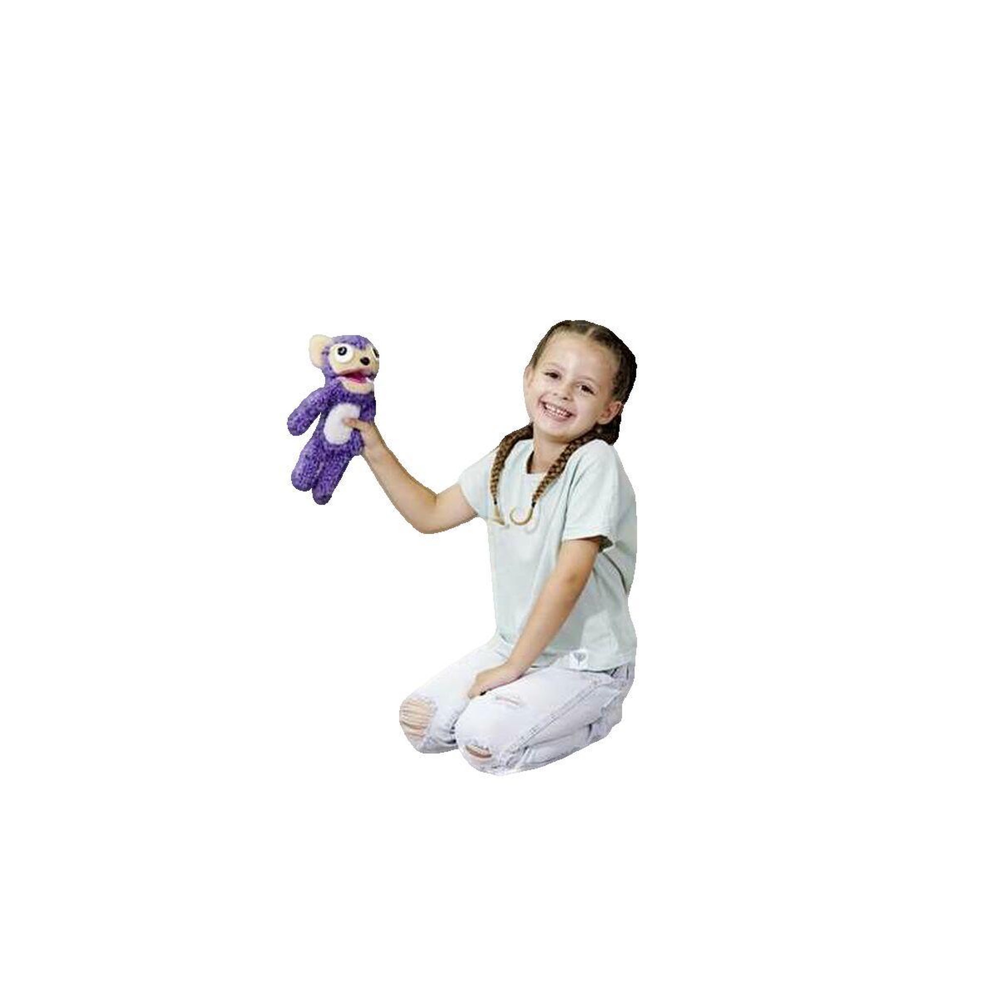 Voir la diapositive 3 : SILVERTORN Smoby - Screamerz - Peluche intéractive amusante - Singe - 28 cm - Bruits en la secouant ou appuyant sur le bouton