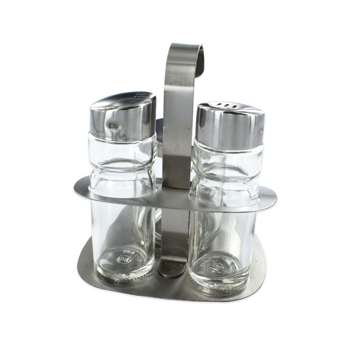 Fackelmann Ensemble pour moutarde, sel et poivre Fackelmann