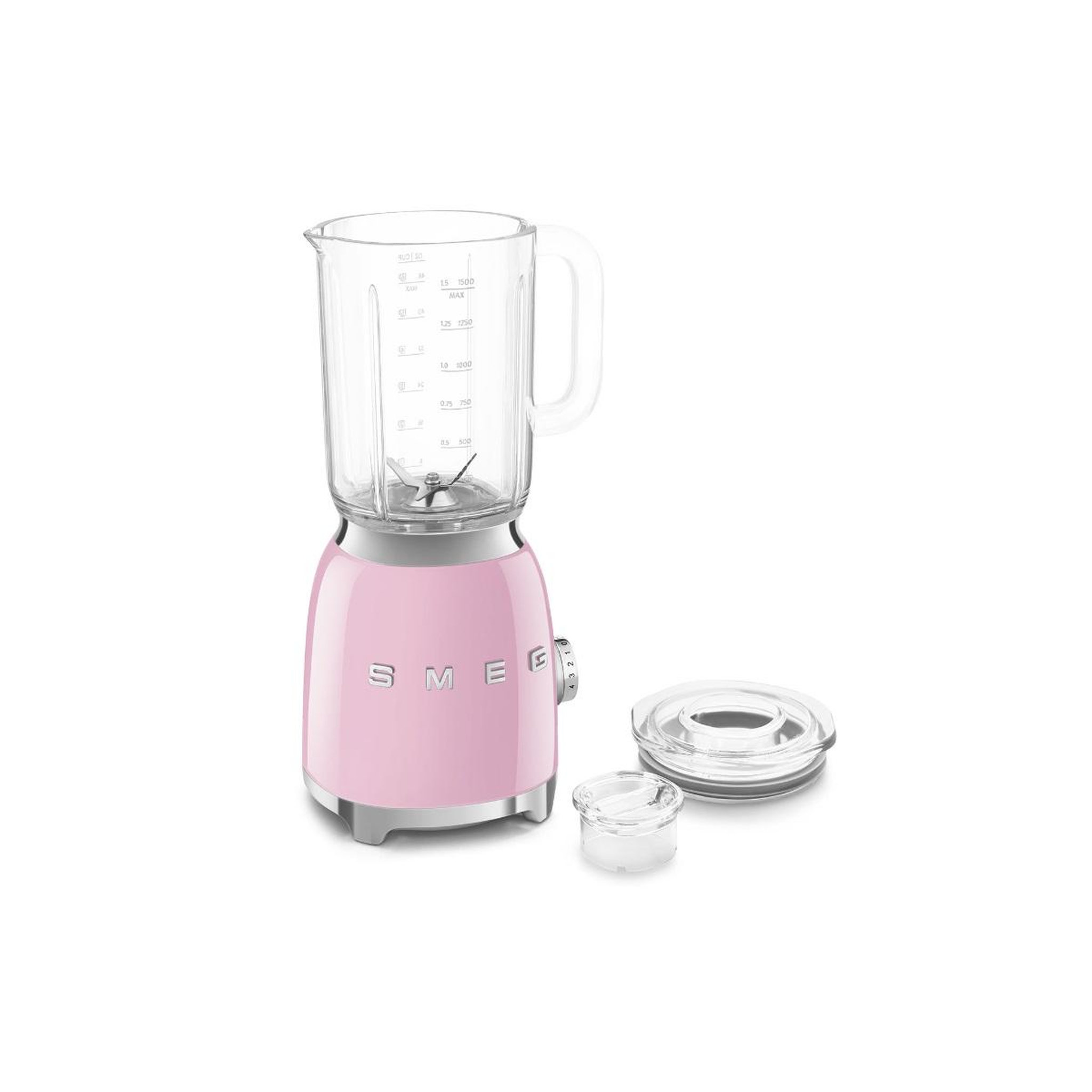 Voir la diapositive 2 : SMEG Blender 1.5l 800w rose - blf03pkeu