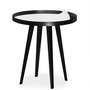 Voir la diapositive 5 : Paris Prix Table d'Appoint à Rebord 3 Covers  Scandinave  45cm Noir