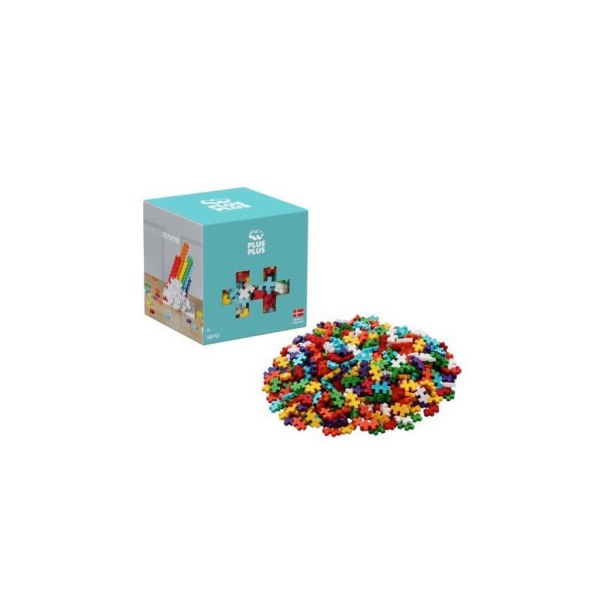 PlusPlus Jeu de construction Plus Plus Recharge Arc en ciel 600 pièces