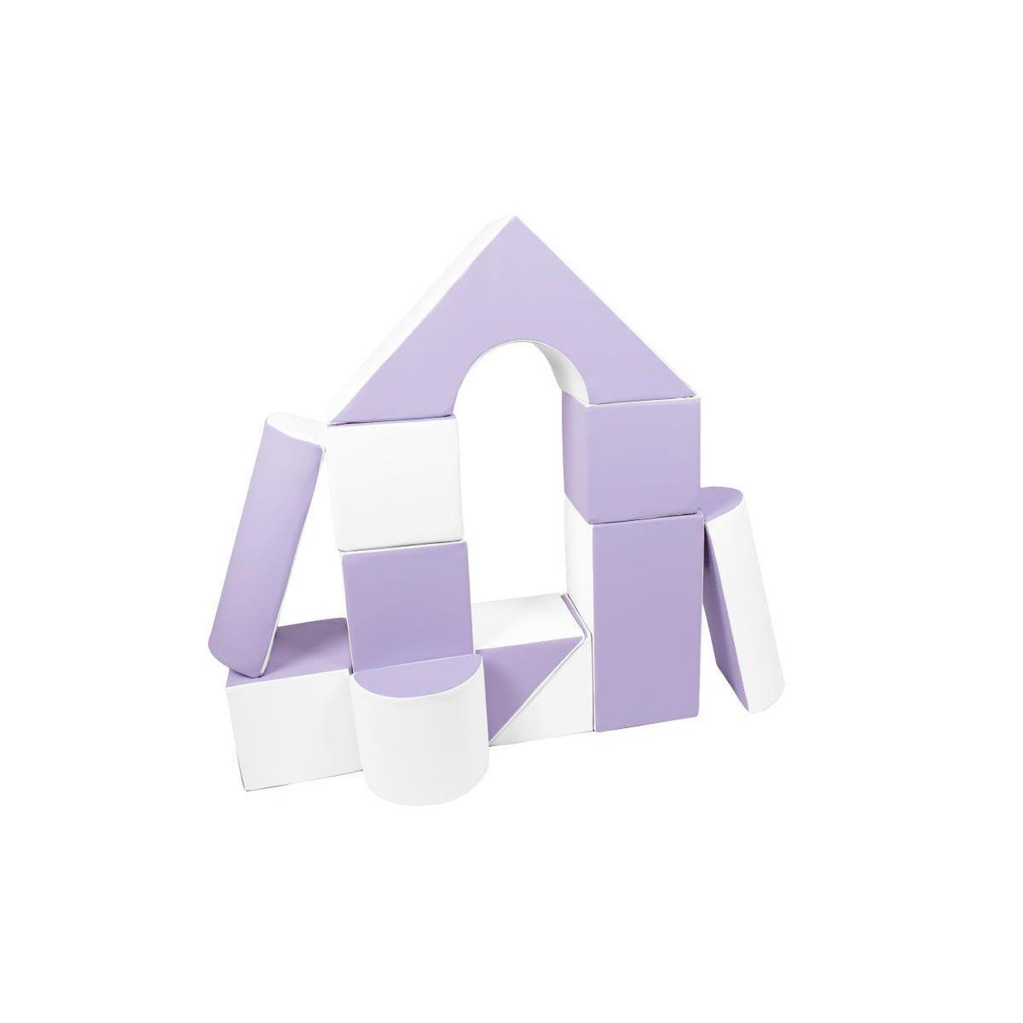 VELINDA Set de 11 blocs en mousse lilas