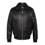 Schott Blouson Cuir  Homme Schott  CDETROIT. Coloris disponibles : Noir
