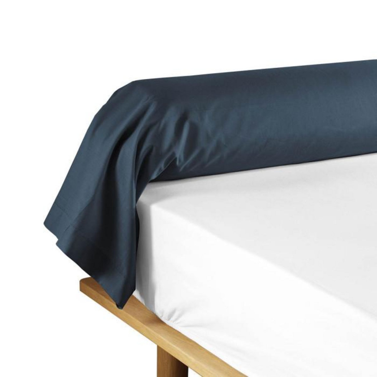 Paris Prix Taie de Traversin  Lina  85x185cm Bleu