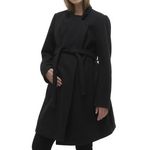 MAMALICIOUS Manteau   Femme Mamalicious Rox Coat. Coloris disponibles : Noir