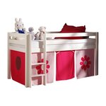 Paris Prix Lit Enfant  Pino Flower  90x200cm Blanc