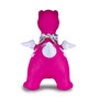 Voir la diapositive 2 : Jamara Animal sauteur Dino ailé rose HoppyDoo avec pompe