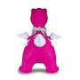 Voir la diapositive 2 : Jamara Animal sauteur Dino ailé rose HoppyDoo avec pompe