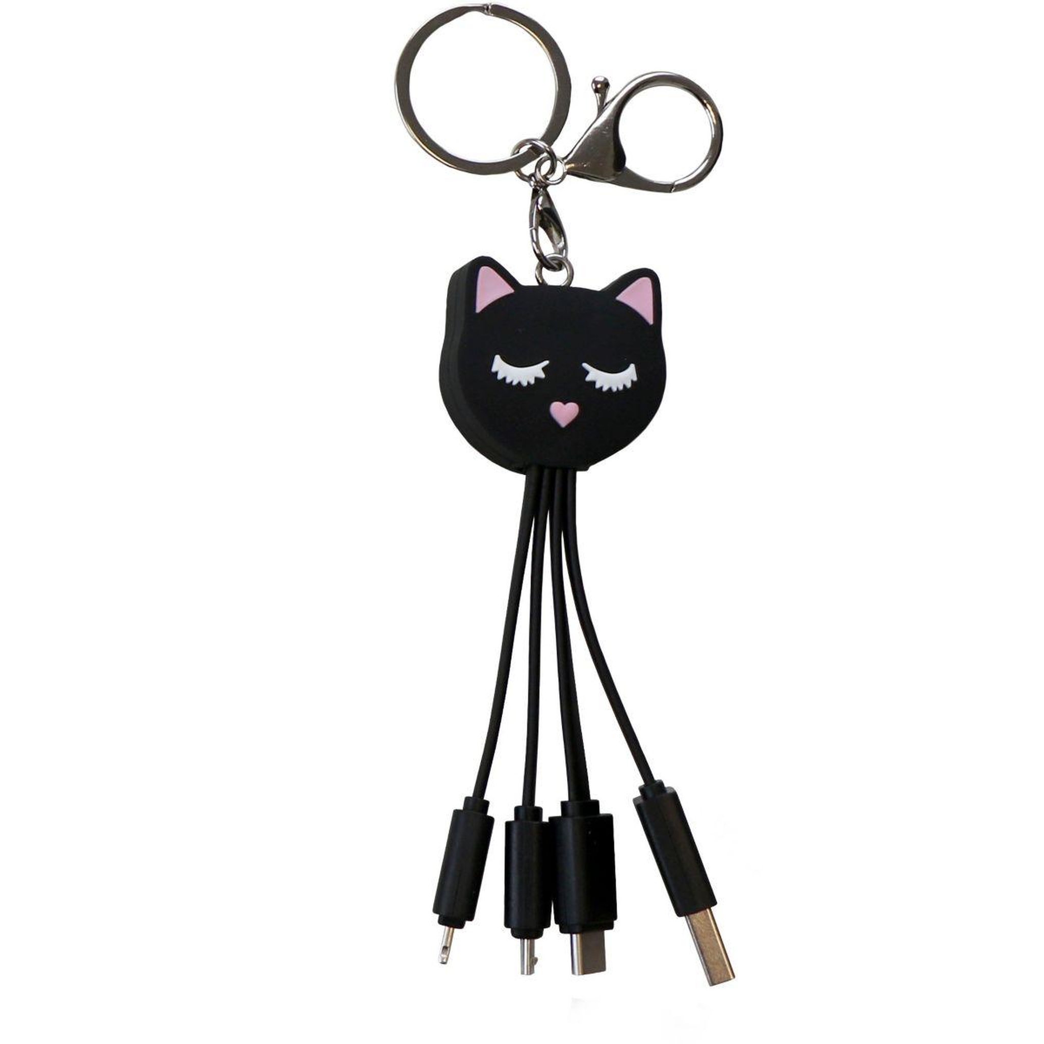 Voir la diapositive 1 : YELLO KOKO Câble trio usb vers usb-c/micro/lightning chat