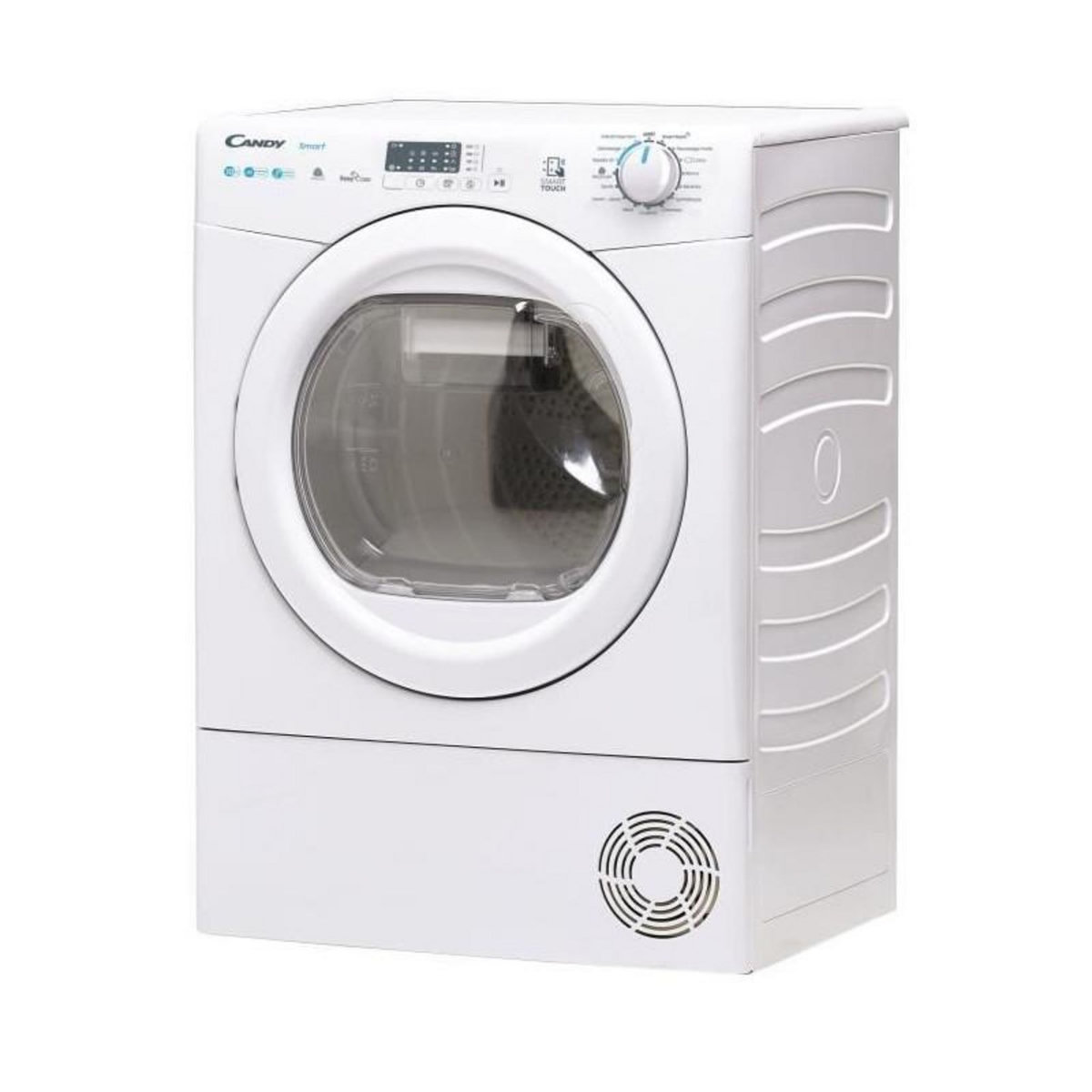 Candy Seche-linge pompe a chaleur CANDY Smart CSE H10A1LE-47 - 10 kg - Connecté - 15 programmes - 66dB - Classe A+