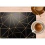 Voir la diapositive 2 : HABITABLE Lot de 2 sets de table avec encre métallique COPPER
