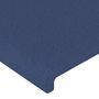 Voir la diapositive 5 : VIDAXL Tete de lit a LED Bleu 100x5x78/88 cm Tissu