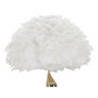 Voir la diapositive 2 : Paris Prix Lampadaire Imitation Plume  Slim  165cm Or & Blanc