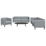 Voir la diapositive 1 : VIDAXL Ensemble de canapes 3 pcs gris clair tissu