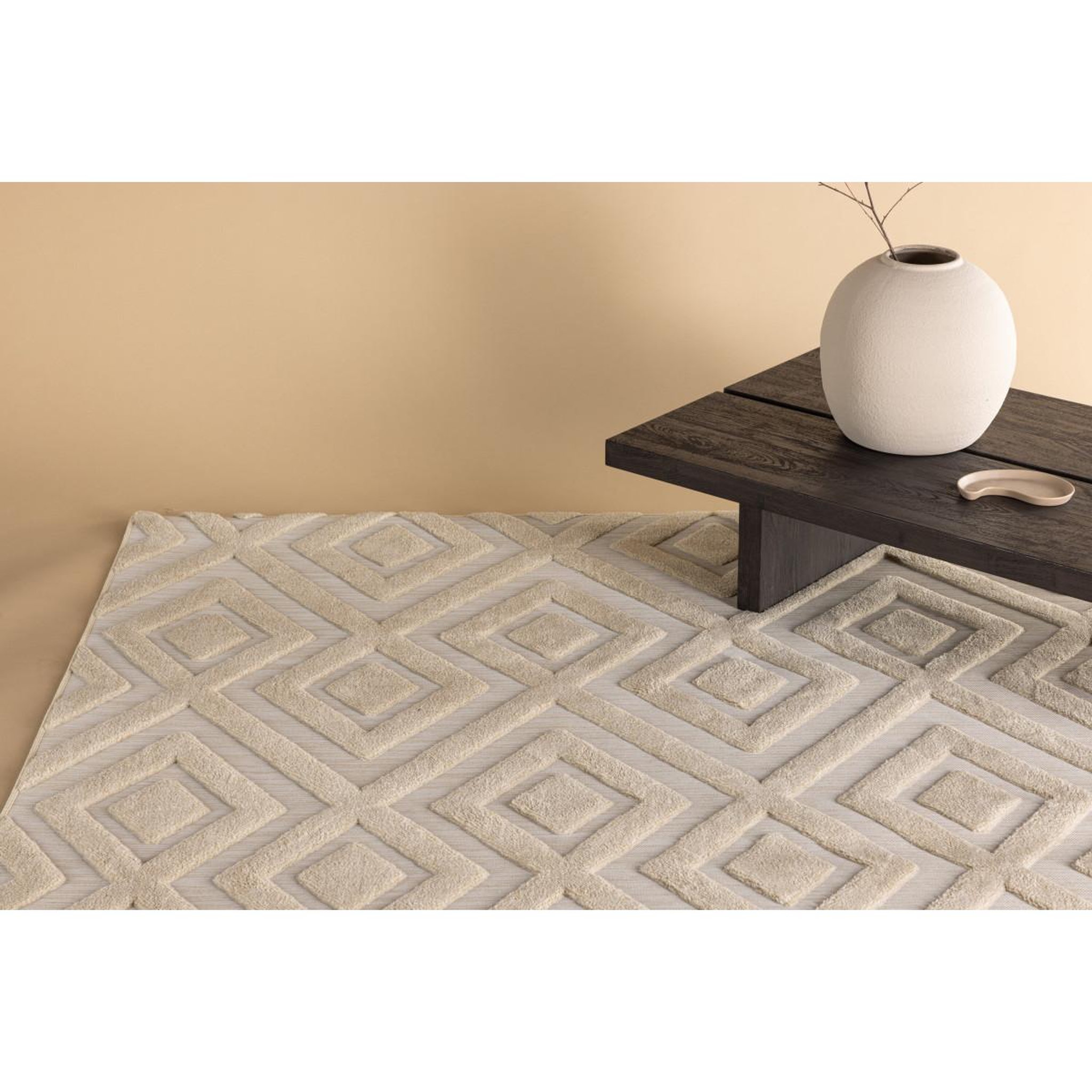 Voir la diapositive 5 : Paris Prix Tapis shaggy déco  pia  200x290cm beige