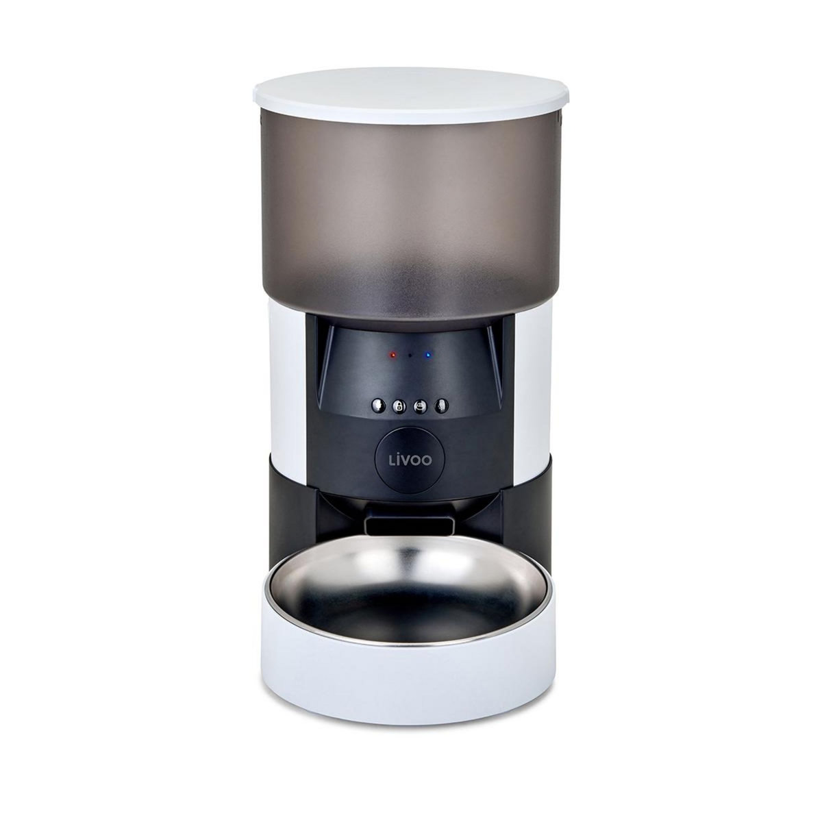 LIVOO Distributeur de croquettes automatique 5w blanc - pet100