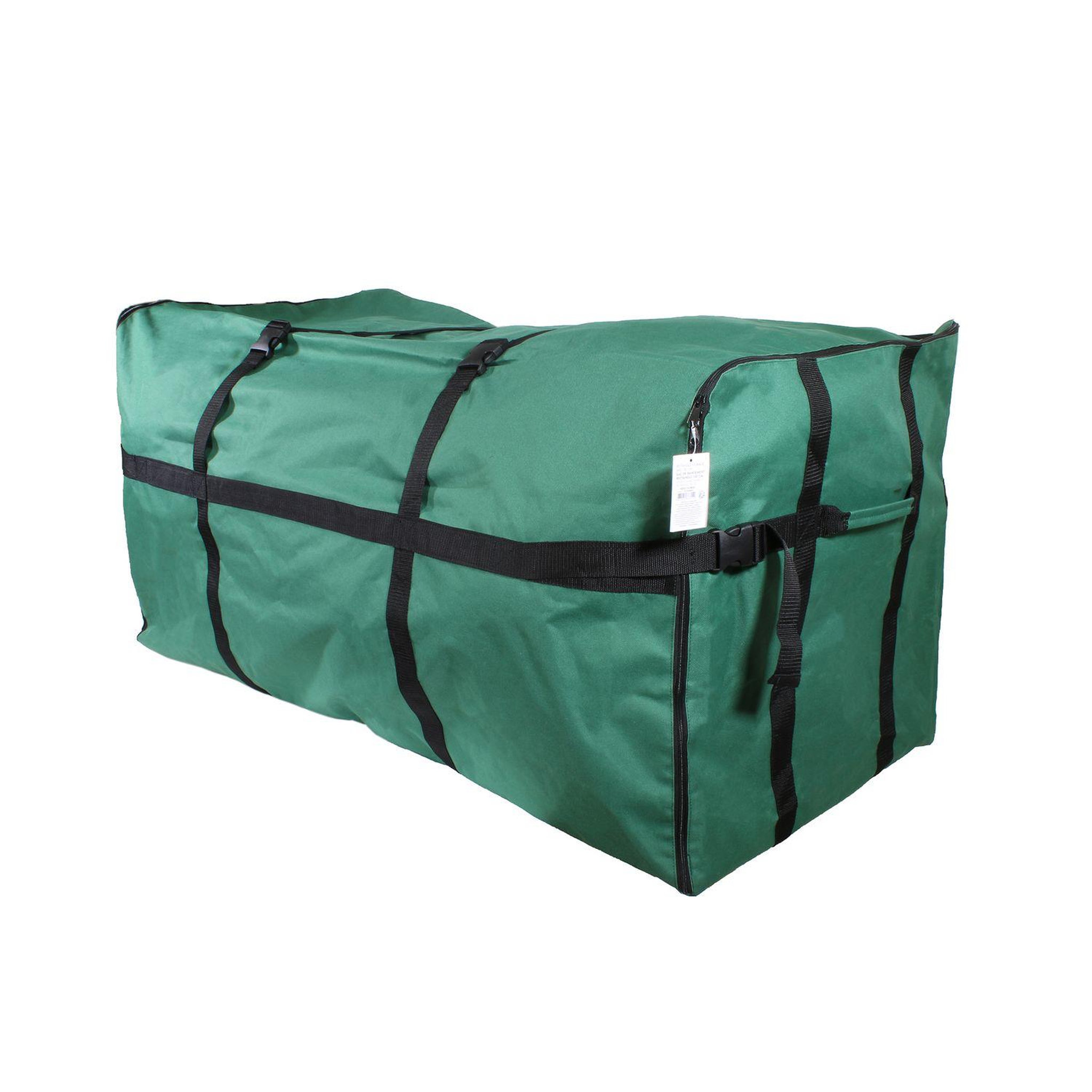 Voir la diapositive 1 : TOILINUX Sac de rangement rectangulaire en polyester - Vert et noir