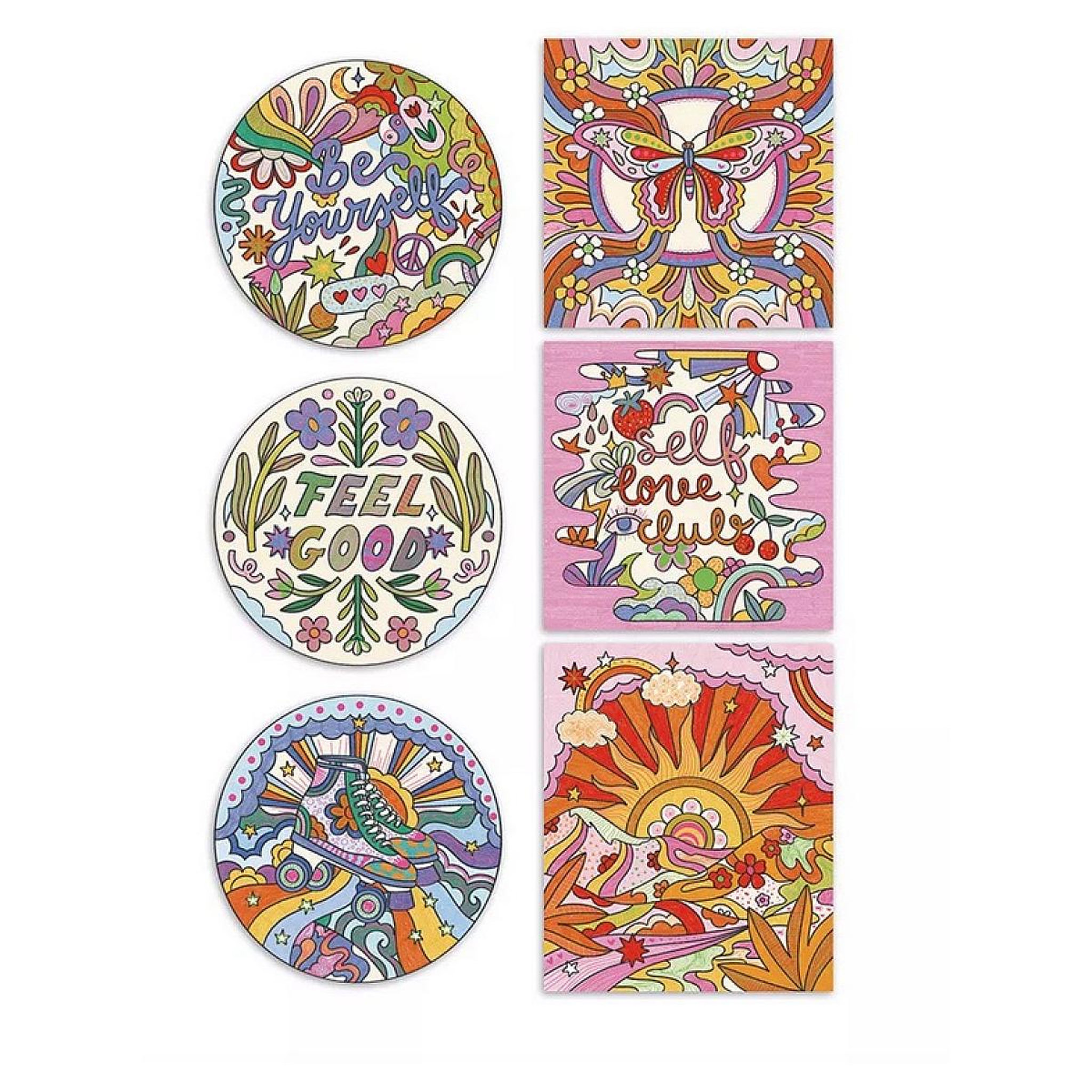 Voir la diapositive 2 : Juratoys-Janod Coloriage Contours et motif pailletes Dreamland