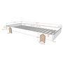 Voir la diapositive 4 : Paris Prix Lit Enfant en Bois  Modulo Arrow III  90x200cm Gris