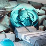 Paris Prix Papier Peint  Blue Glow. Coloris disponibles : Multicolore