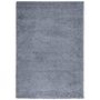Voir la diapositive 2 : VIDAXL Tapis shaggy PAMPLONA poils longs moderne bleu 140x200 cm