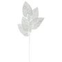 Voir la diapositive 1 : ATMOSPHERA Branche de 5 Feuilles Déco  Souffle Polaire  84cm Blanc