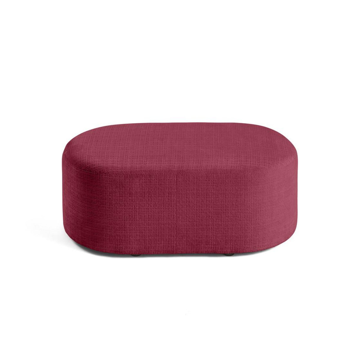 BEST MOBILIER Miro - pouf en velours texturé