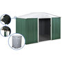 Voir la diapositive 1 : Habitat et Jardin Abri de jardin métal -  Rosas   - 7,06 m² avec récupérateur d'eau et gouttière - Vert