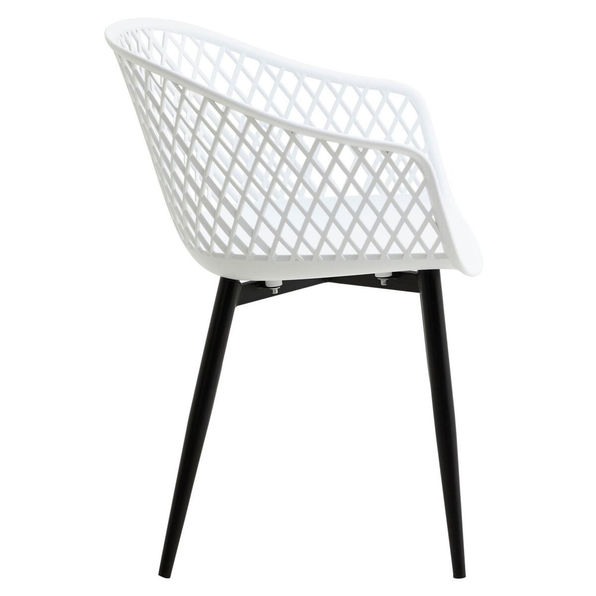 IDIMEX Lot de 4 chaises MADEIRA style scandinave, pieds en bois