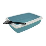 AIME AIME Bac a litiere avec rebord + Pelle - Pour chat