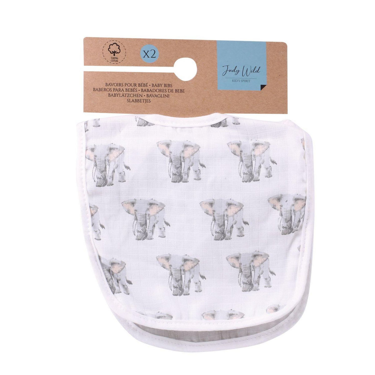 TOILINUX Lot de 2 bavoirs pour enfant