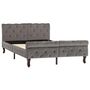 Voir la diapositive 2 : VIDAXL Cadre de lit sans matelas gris velours 120x200 cm