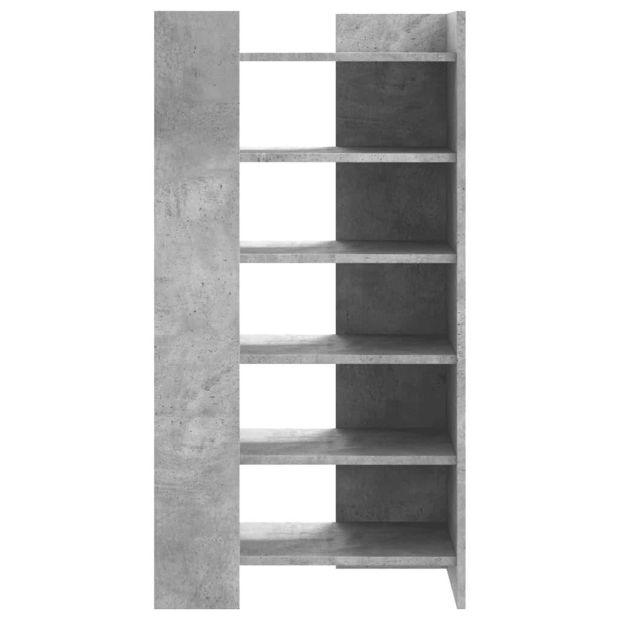 Voir la diapositive 4 : VIDAXL Armoire a chaussures gris beton 52x37,5x100cm bois d'ingenierie