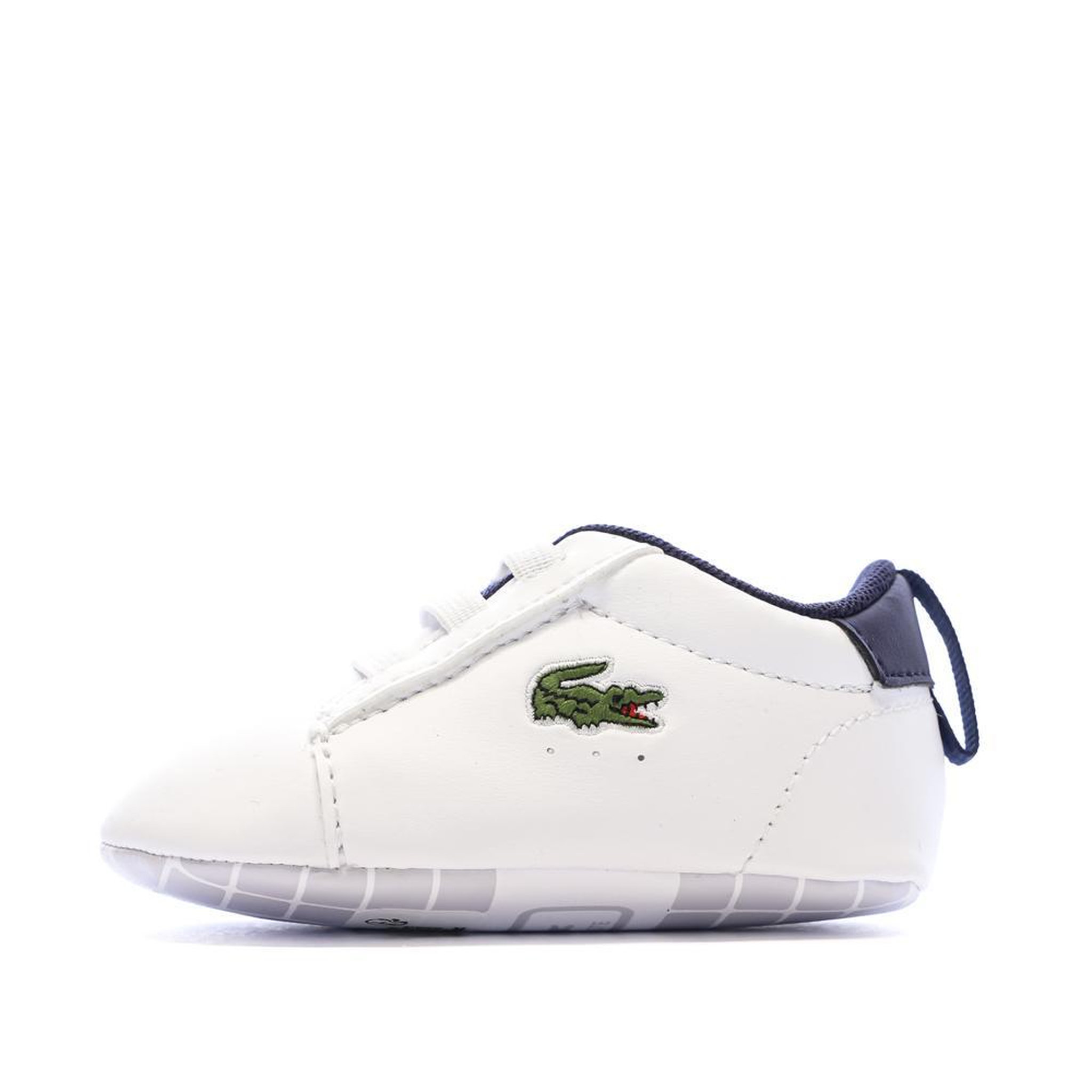 Voir la diapositive 1 : Lacoste Baskets Blanches/Marine Bébé Lacoste Carnaby Set 225