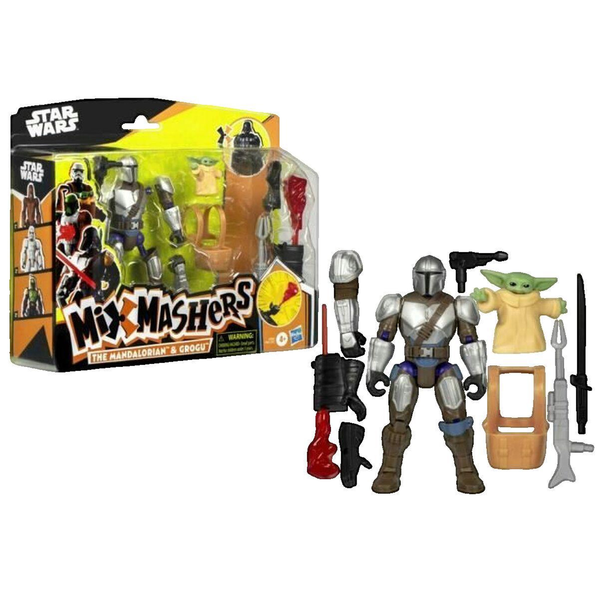HASBRO SW MIXMASHERS MANDO GROGU DLX