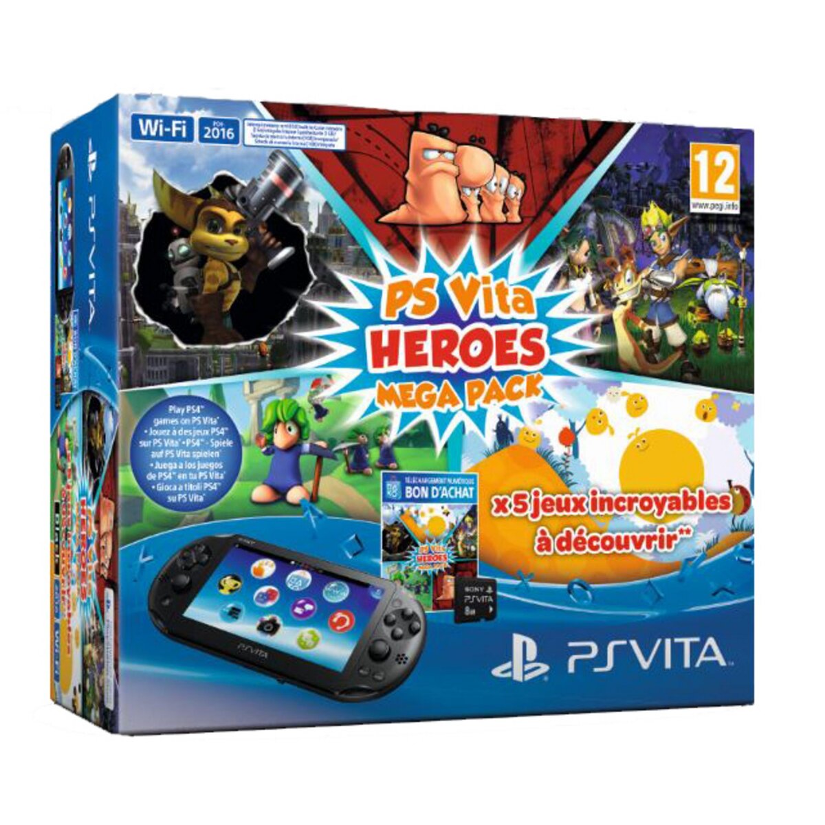 Console PS Vita 2000 Heroes Mega Pack