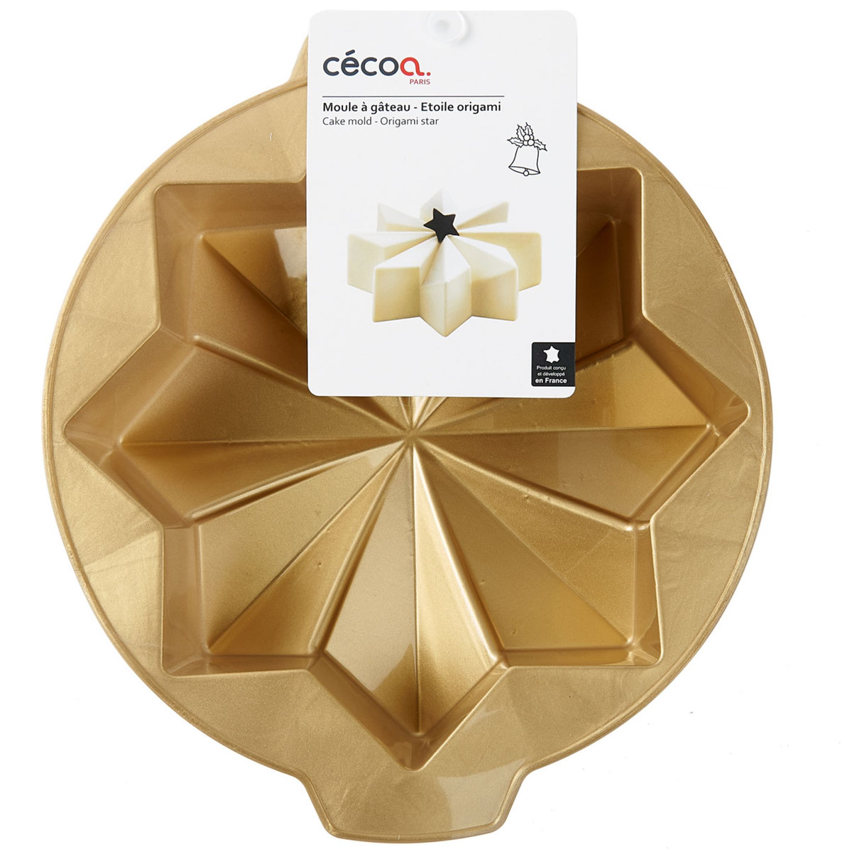 Moule étoile ORIGAMI 25 cm en silicone