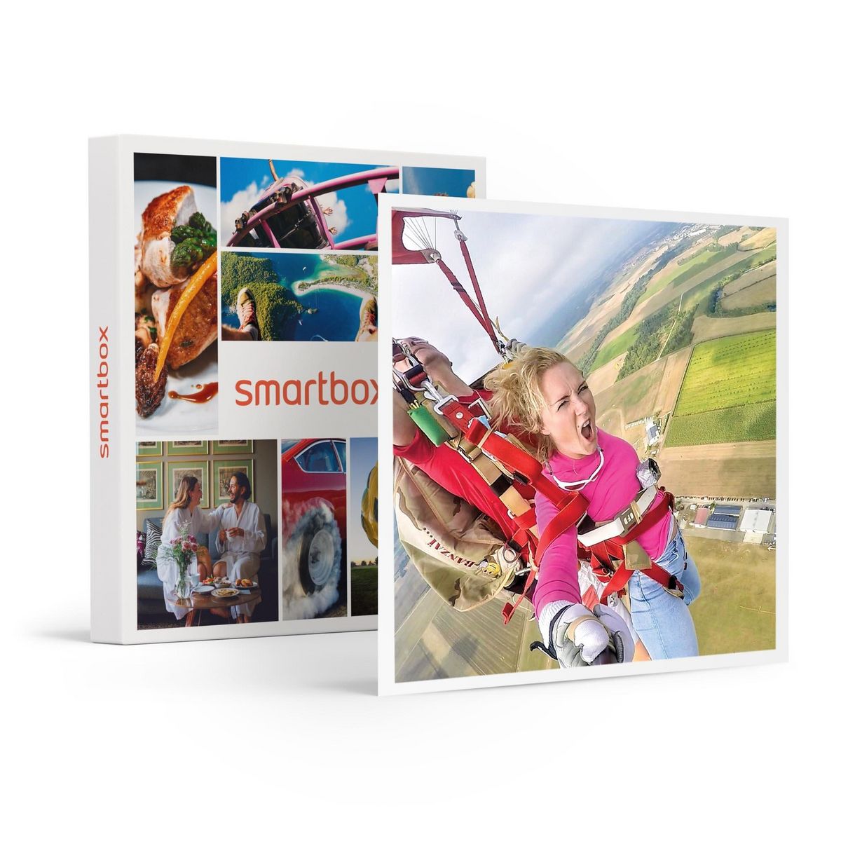 Smartbox Saut en parachute à 4 000 mètres d'altitude entre Auxerre et Troyes - Coffret Cadeau Sport & Aventure