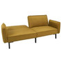 Voir la diapositive 3 : Paris Prix Canapé Convertible en Velours  Giulia  198cm Jaune