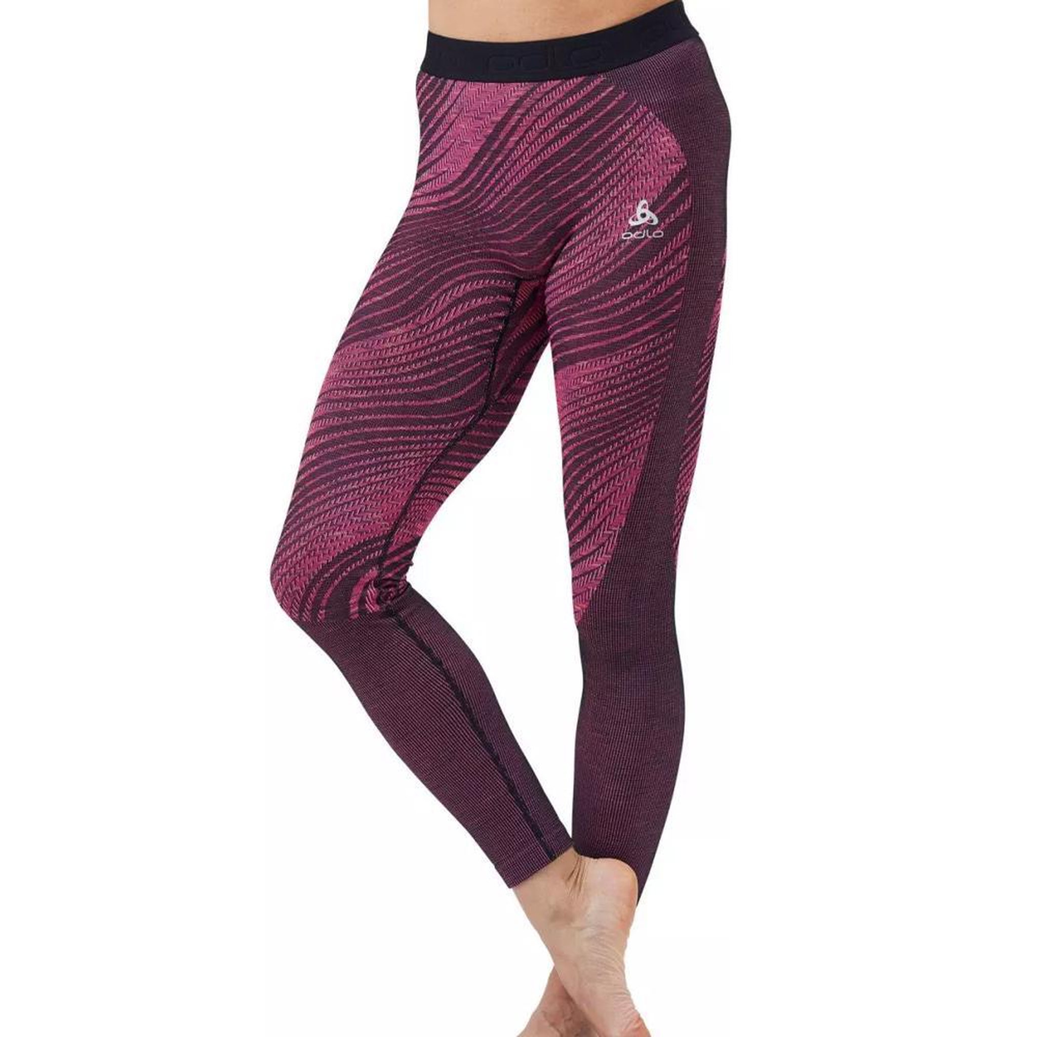 Voir la diapositive 2 : ODLO Legging Technique /Rose Femme Odlo Blackcomb Eco