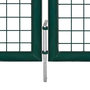 Voir la diapositive 5 : VIDAXL Portail de cloture Acier 306x175 cm Vert
